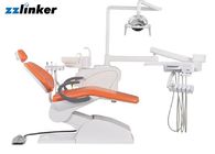 La luz dental portátil de la silla de la silla dental anaranjada del examen incluye la escupidera de cerámica