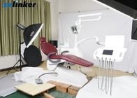 La lámpara dental ortodóntica del implante de la posición de la memoria de la unidad 9 de la silla compensa la fuente de la pantalla táctil